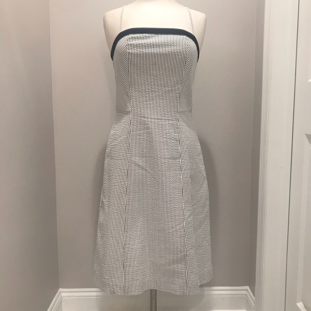 Sear-sucker A line dress